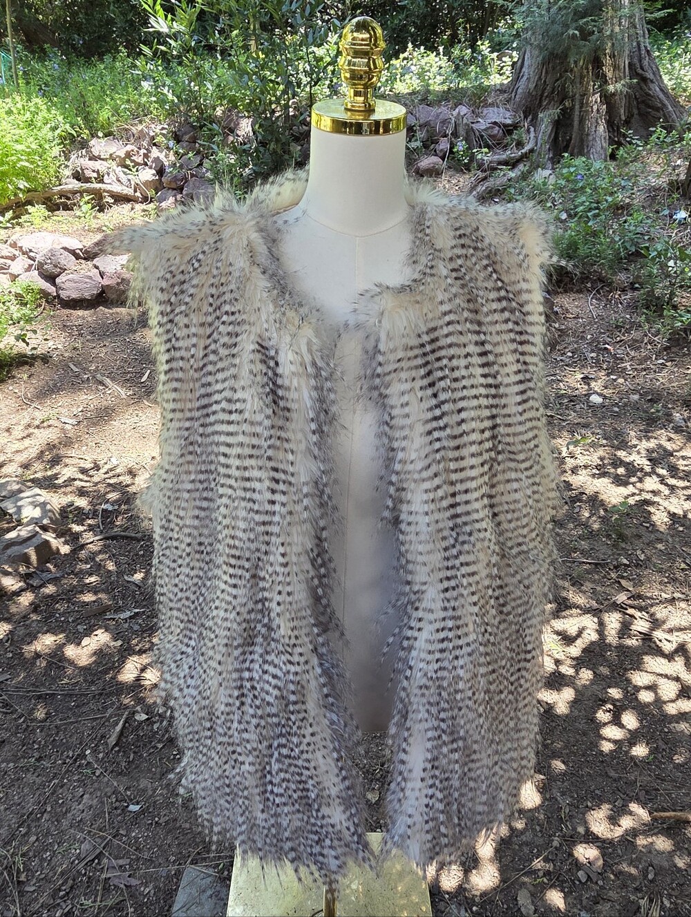 World Market Faux Fur Vest‎